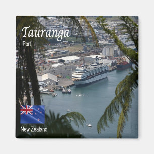 NZ - Nieuw-Zeeland - Tauranga - haven Magneet