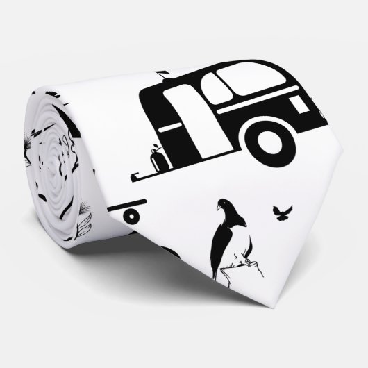 NZ-patroon Stropdas (Opgerold)