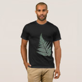 NZ Silver Fern, donkergroen T-shirt (Voorkant volledig)