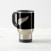 NZ Silver Fern National Emblem Patriotic Gift Reisbeker (Voorkant links)