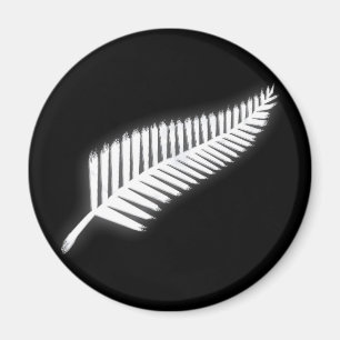 NZ Zilveren Varen Nationaal Embleem Patriottische Magneet