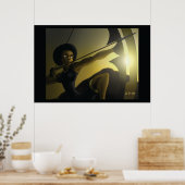 Nzinga Queen Archer Poster (Keuken)