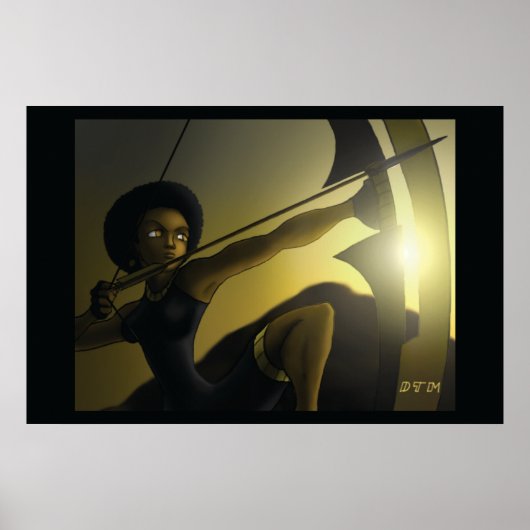 Nzinga Queen Archer Poster (Voorkant)