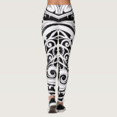 NZKULTURE dresseur leggings unique maori design (Dos)