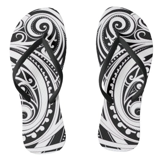 NZKULTURE uniek Māori ontwerp Teenslippers (Voetbed)