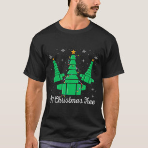 O2 Kerstboom Respiratory Therapist Xmas Light T-shirt