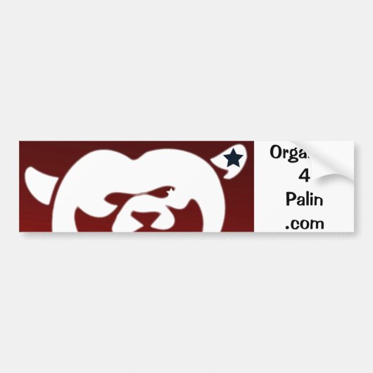 O4P-Bumpersticker Bumpersticker (Voorkant)