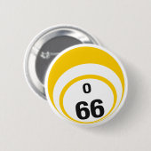 O66 Bingo Ball-knop Ronde Button 5,7 Cm (Voorkant /achterkant)