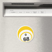 O 68 bingobal koelkastmagneet magneet (Insitu (Vaatwasser))