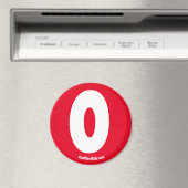 O Aimant de réfrigération rouge (In Situ (Lave-vaisselle))