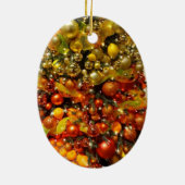 O Arbre À Citrus Ornement De Noël De Floride (Dos)