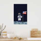 O astronauta poster (Keuken)