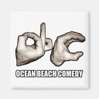 O.B.C. Magneet in Wit