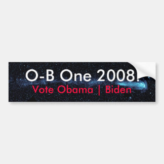 O-B One 2008 Starmap Bumpersticker
