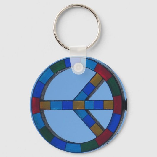 O.B. Peace Sign sleutelhanger (Voorkant)