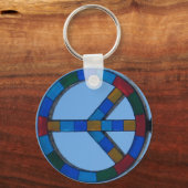 O.B. Peace Sign sleutelhanger (Voorkant)
