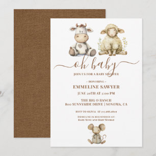 O BABY BABY SHOWER KAART