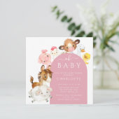 O BABY BABY SHOWER KAART (Staand voorkant)