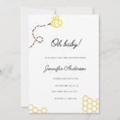 O Baby! Bij Baby Shower Uitnodiging (Voorkant)