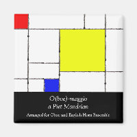 O(boe)-maggio a Mondrian Magnet