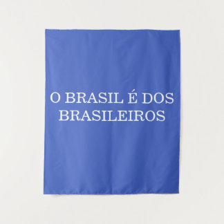 O Brasil is van de Brazilianen Patriottische Brazi Wandkleed