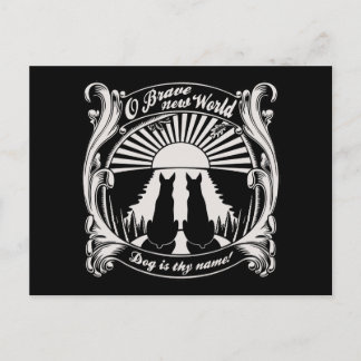 O Brave New World Briefkaart