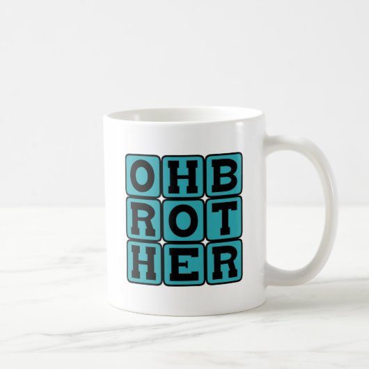 O Broer, Wanhopige Uitdrukking Koffiemok (Rechts)