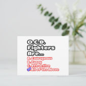 O.C.D. gevechtsquiz Briefkaart (Staand voorkant)