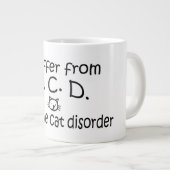 O.C.D. Trouble du chat Obsessif Cat Mug (Devant droit)