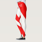O Canada ik hou van je (met stromend hart) Leggings (Links)