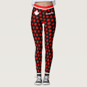 O Canada Maple Leaf op (uw kleur) Leggings (Voorkant)