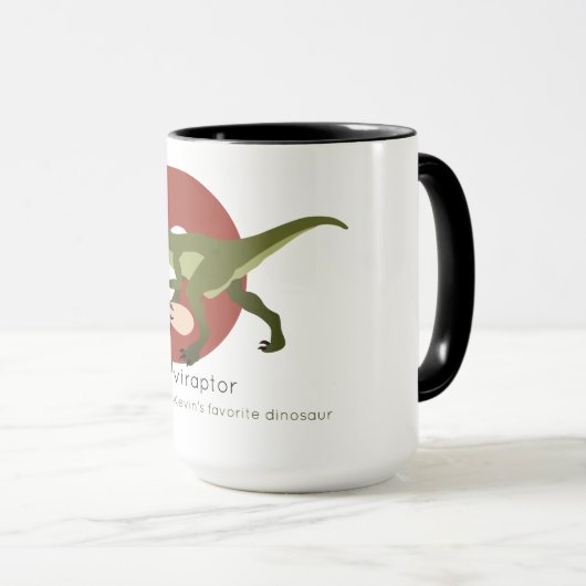 O comme Oviraptor Mug (Devant droit)