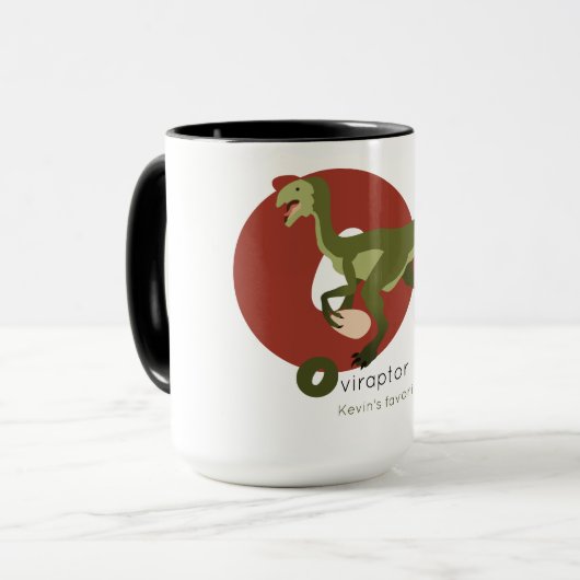 O comme Oviraptor Mug (Devant gauche)