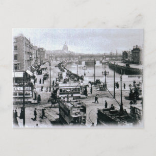 O' Connell Bridge and the River Liffey, Dublin Briefkaart
