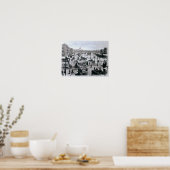 O' Connell Bridge and the River Liffey, Dublin Poster (Keuken)