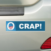 O Crap Bumpersticker (Op auto)