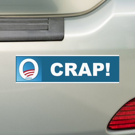 O Crap Bumpersticker (Op auto)