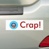O Crap. Bumpersticker (Op auto)