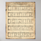 O De diepe liefde van Jezus Hymn print (Voorkant)