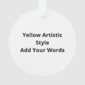 O Dear O Dear Yellow Artistic Style (dos)