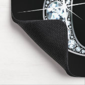 "O" Diamond Bling Mousepad Muismat (Hoek)