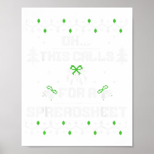 O Dit Roept Om Een Spreadsheet Voor Lelijke Kerst Poster