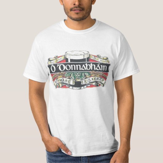 O Donnabhain's Irish Bar Tee Shirt (Voorkant)