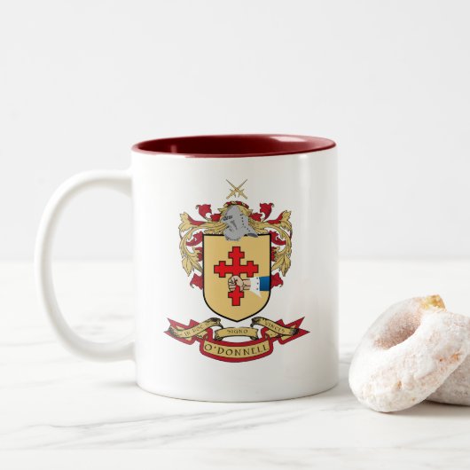 O"Donnell Coat of Arms Mok (Met donut)