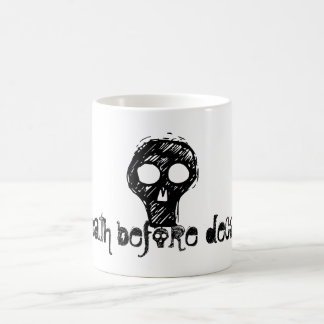 O, dood voor het decaf, hoe design? magische mok