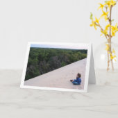 O Earth Wilder Indiana Dunes Card Kaart (Gele Bloem)