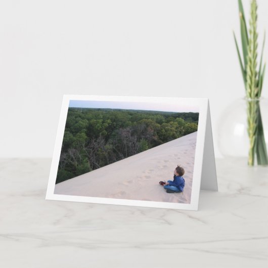 O Earth Wilder Indiana Dunes Card Kaart (Voorkant)