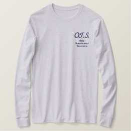 O.F.S. Derde orde Franciscaner geborduurd Shirt