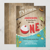 o-fish-al Viste Verjaardagsuitnodiging De grote Kaart (Voorkant / Achterkant)