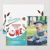 o-fish-al Viste Verjaardagsuitnodiging De grote Kaart (Voorkant / Achterkant)